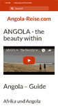 Mobile Screenshot of angola-reise.com